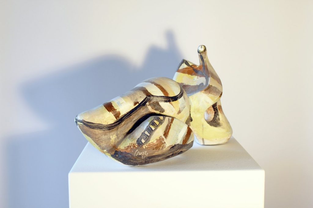Abstract Stoneware Sculpture